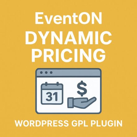 EventON - Dynamic Pricing – WordPress GPL Plugin
