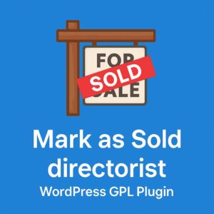 Directorist - Mark as Sold – WordPress GPL Plugin