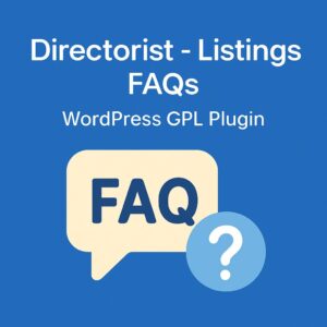 Directorist - Listings FAQs – WordPress GPL Plugin