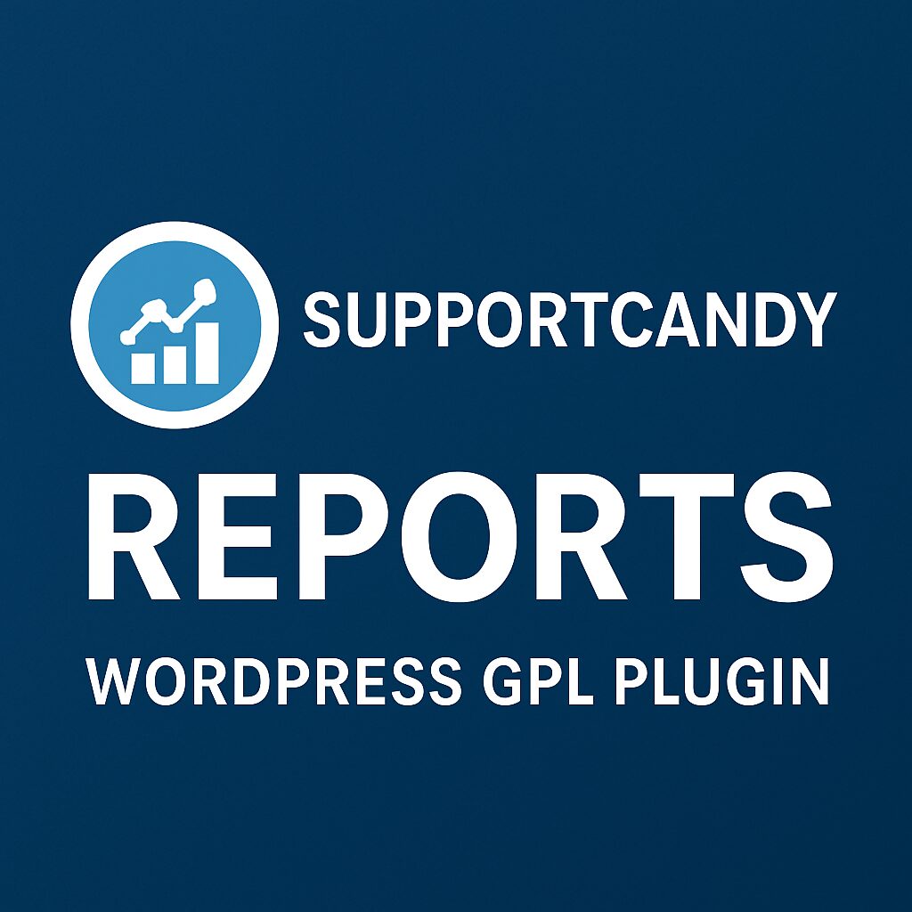 SupportCandy - Reports – WordPress GPL Plugin