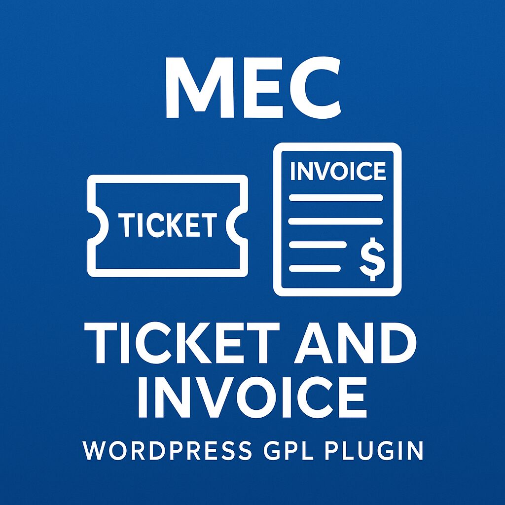 MEC Ticket and Invoice – WordPress GPL Plugin