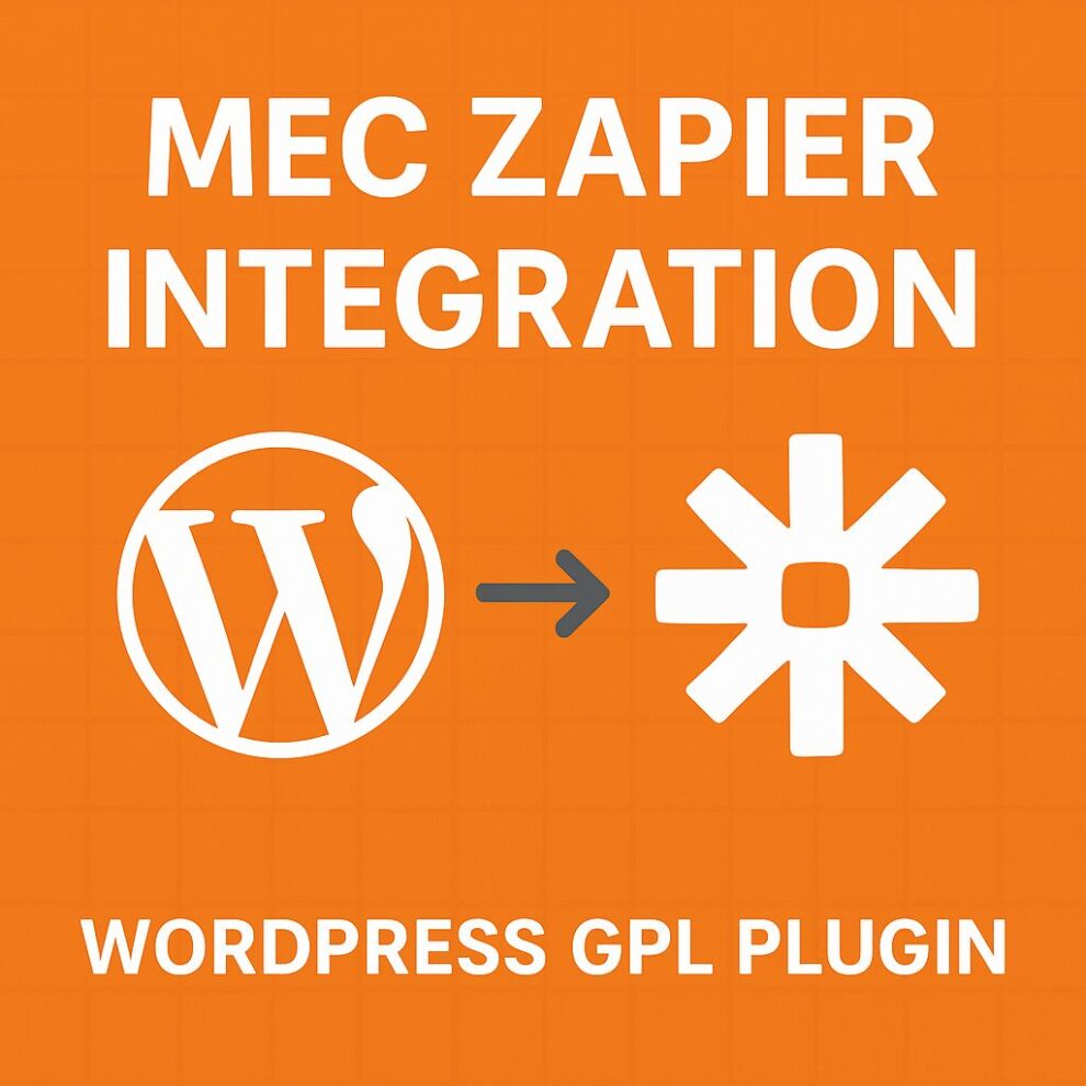 MEC Zapier Integration – WordPress GPL Plugin