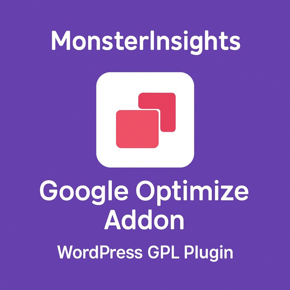 MonsterInsights - Google Optimize Addon – WordPress GPL Plugin