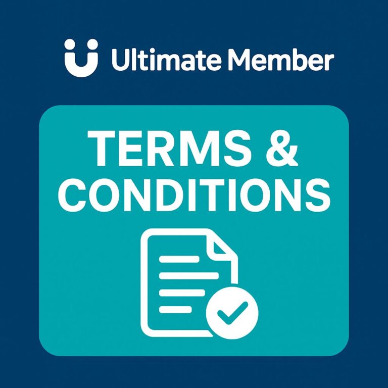 Ultimate Member - Terms & Conditions – WordPress GPL Plugin