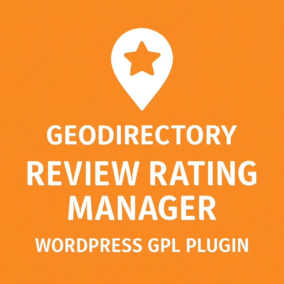 GeoDirectory Review Rating Manager – WordPress GPL Plugin