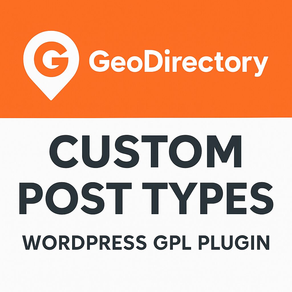 GeoDirectory Custom Post Types – WordPress GPL Plugin