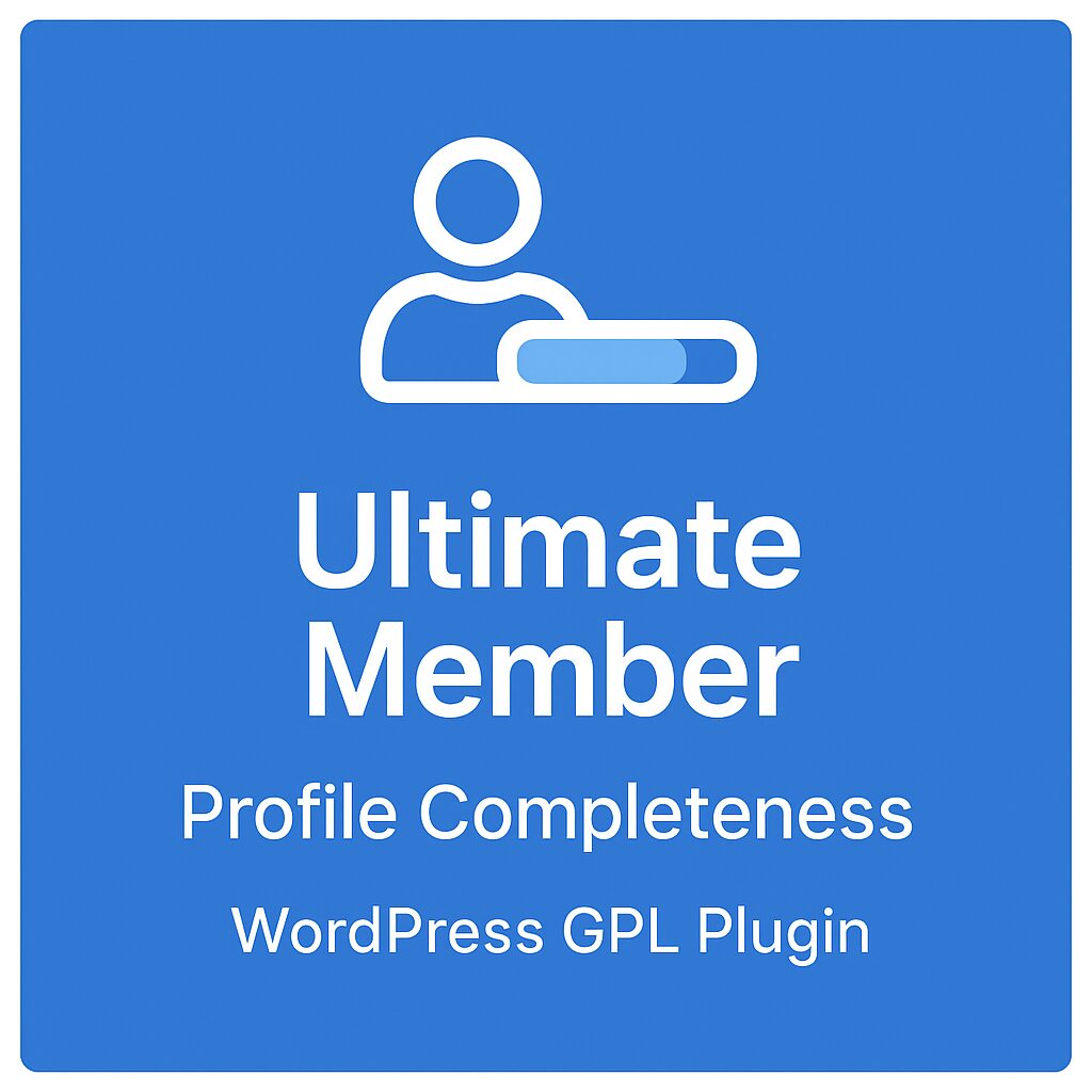 Ultimate Member - Profile Completeness – WordPress GPL Plugin