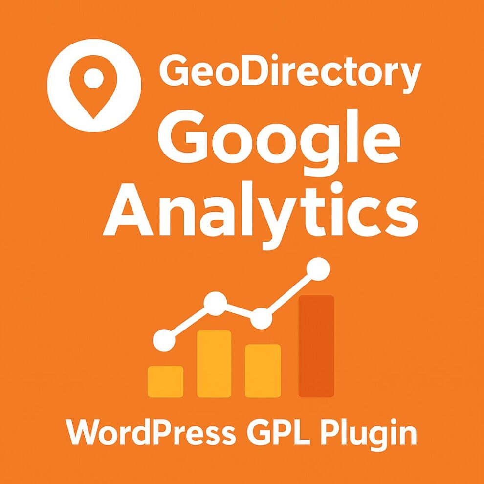 GeoDirectory Google Analytics – WordPress GPL Plugin