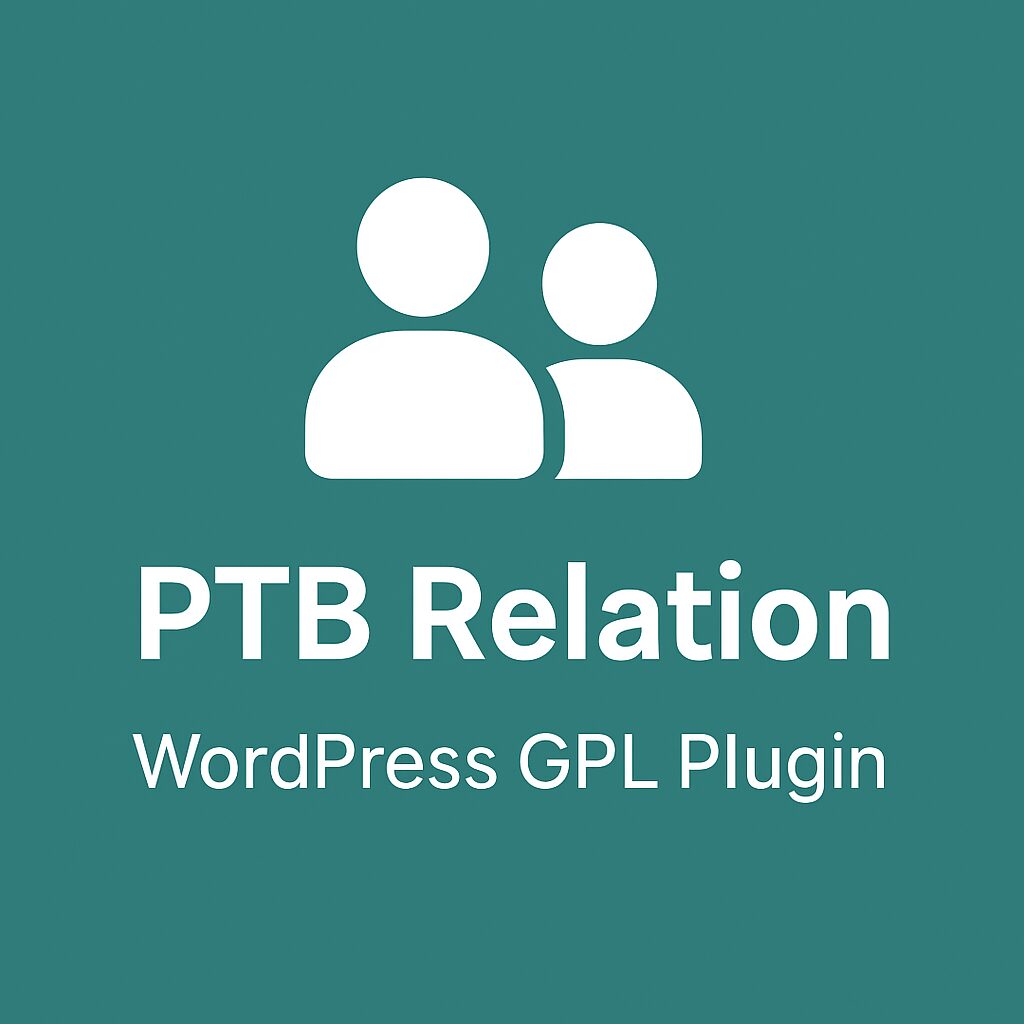 PTB Relation – WordPress GPL Plugin