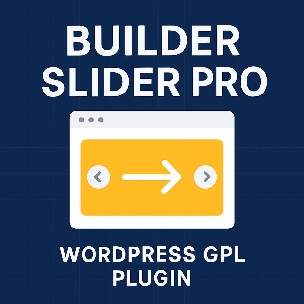 Builder Slider Pro – WordPress GPL Plugin