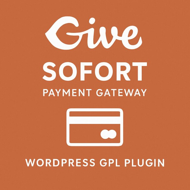 Give - Sofort Payment Gateway – WordPress GPL Plugin