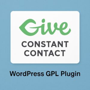Give - Constant Contact – WordPress GPL Plugin
