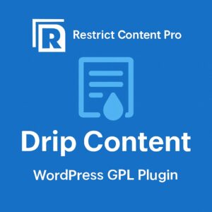 Restrict Content Pro - Drip Content – WordPress GPL Plugin