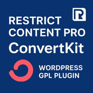 Restrict Content Pro - ConvertKit – WordPress GPL Plugin