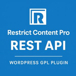 Restrict Content Pro - REST API – WordPress GPL Plugin