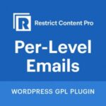 Restrict Content Pro - Per-Level Emails – WordPress GPL Plugin