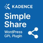 Kadence Simple Share – WordPress GPL Plugin