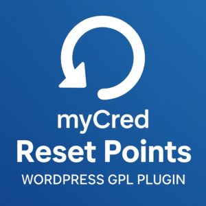 myCred Reset Points – WordPress GPL Plugin