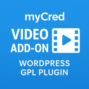 myCred Video Add-on – WordPress GPL Plugin