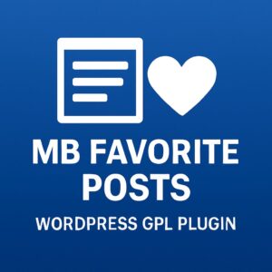 MB Favorite Posts – WordPress GPL Plugin