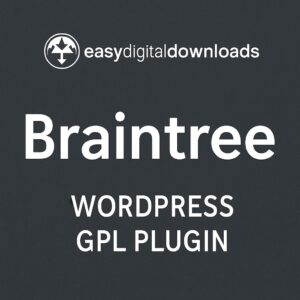 Easy Digital Downloads - Braintree – WordPress GPL Plugin