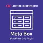 Admin Columns Pro - Meta Box – WordPress GPL Plugin