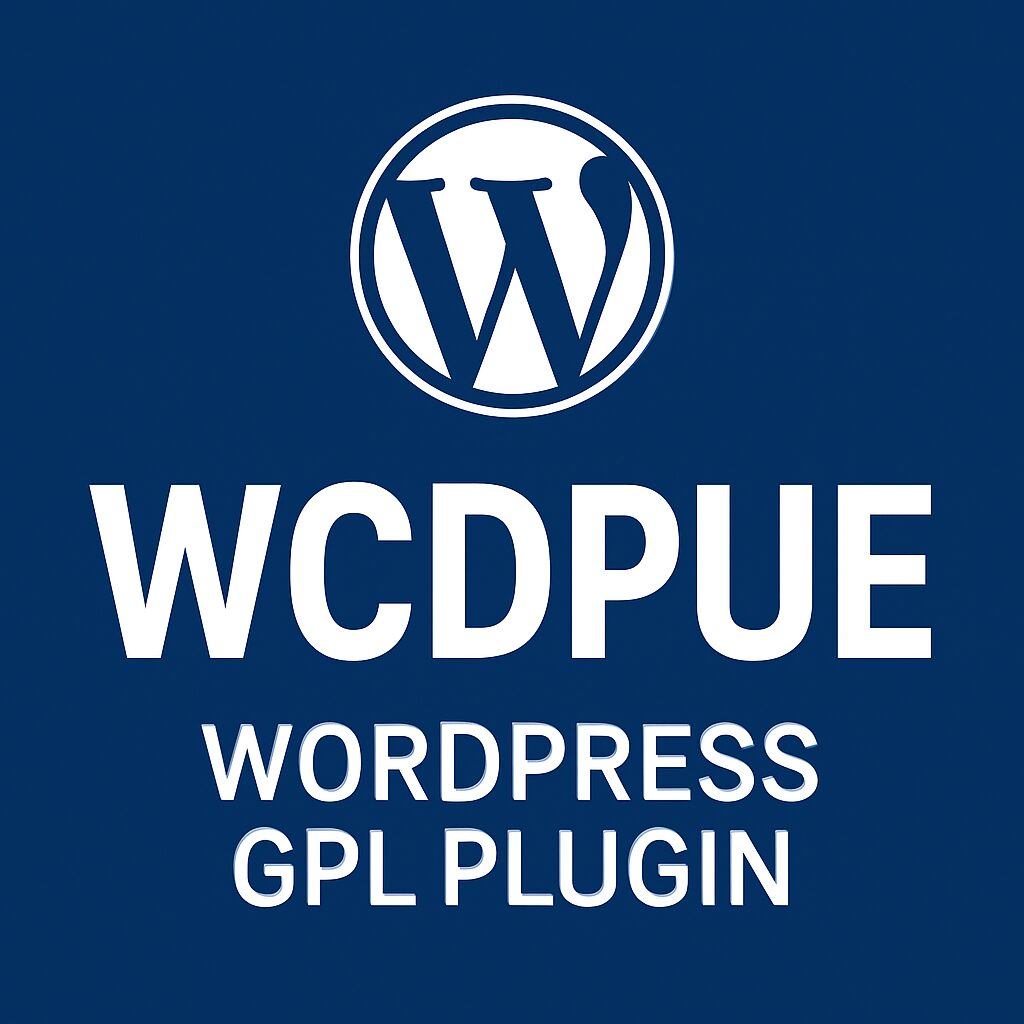WCDPUE – WordPress GPL Plugin