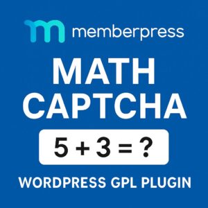MemberPress Math CAPTCHA – WordPress GPL Plugin
