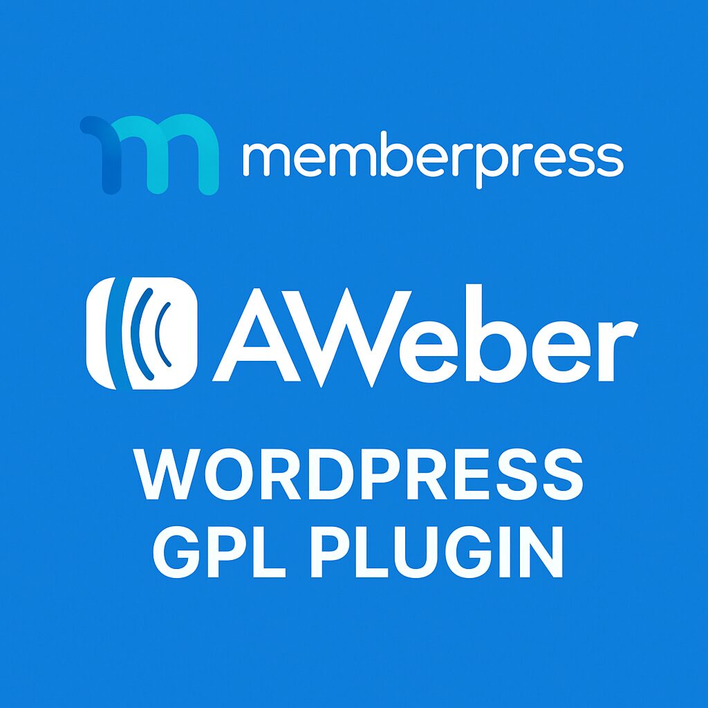 MemberPress AWeber – WordPress GPL Plugin