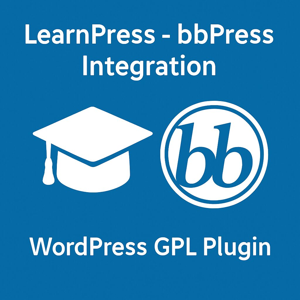 LearnPress - bbPress Integration – WordPress GPL Plugin