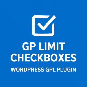 GP Limit Checkboxes – WordPress GPL Plugin