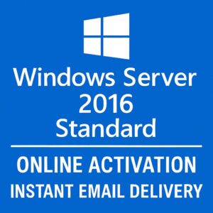 Windows Server 2016 Standard Online Activation Instant Email Delivery